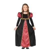 Costume de reine médiévale pour filles