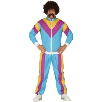 Costume de gymnaste des années 80 pour hommes
