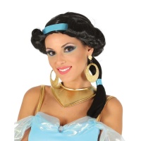 Perruque Princesse Jasmine pour adultes