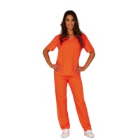 Costume de prisonnier de Guantanamo pour femmes