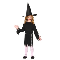 Costume de sorcière noire pour filles