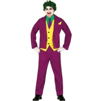 Costume de clown Jolly Joker pour adultes