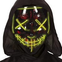 Masque de purge noir avec lumière