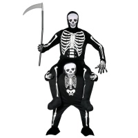 Costume d'épaule de squelette adulte