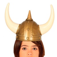 Casque viking avec cornes pour enfants - 50 cm