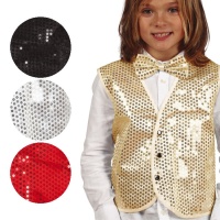 Gilet à paillettes pour enfants