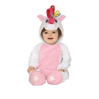 Costume de licorne rose pour bébés