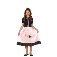 Costume vintage des années 50 pour filles