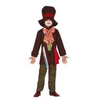 Costume de chapelier fou brun pour enfants