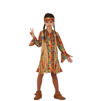 Costume de hippie des années 70 pour fille