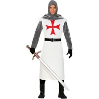 Costume médiéval blanc pour homme