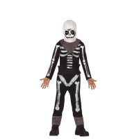 Costume de squelette dansant avec capuche pour enfants