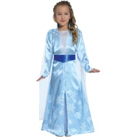 Costume de princesse des glaces bleu pour les filles