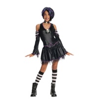 Costume de rock star noire pour filles