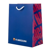 Sac cadeau Barcelona bleu 32 x 26 x 12 cm