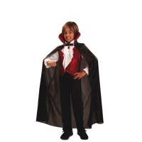 Costume de vampire avec longue cape pour enfants