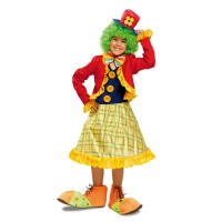 Costume de clown coloré pour les filles