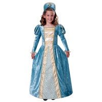 Costume de princesse bleu pour les filles