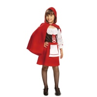 Costume du Petit Chaperon Rouge avec cape pour filles