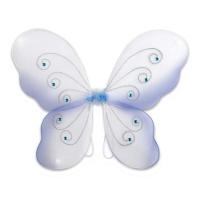 Ailes de papillon bleu - 39 x 45 cm