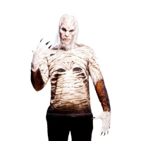 T-shirt en costume de marcheur blanc