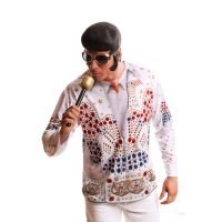 T-shirt de costume adulte Rock and Roll Star