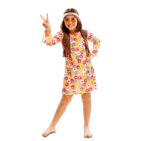 Costume de hippie à fleurs pour filles