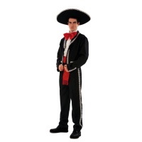 Costume de mariachi noir pour hommes