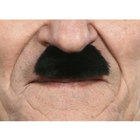 Moustache noire courte