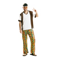 Costume de hippie à fleurs pour hommes