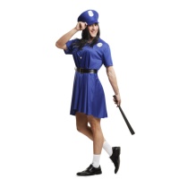 Costume de police avec robe pour hommes