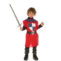 Costume médiéval rouge pour enfants