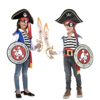 Costume de pirate pour enfants avec accessoires