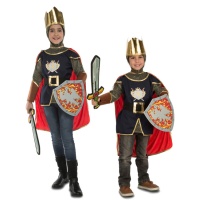 Costume de chevalier médiéval pour enfants avec accessoires