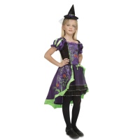 Costume de sorcière-citrouille pour filles
