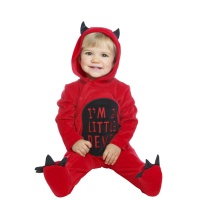 Costume de bébé démon rouge