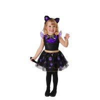 Costume de chaton lilas pour bébés