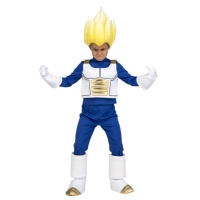 Costume de Vegeta Saiyan avec accessoires dans une boîte pour enfants