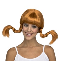 Perruque avec des tresses folles