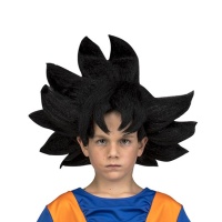 Perruque en boîte Son Goku pour enfants