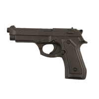 Pistolet à mousse noire - 20 cm
