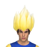 Perruque Végéta Saiyan en boîte pour adultes