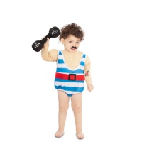 Costume de bébé homme lutteur