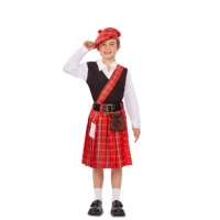 Costume d'écossais rouge pour enfants