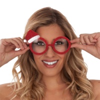 Lunettes du Père Noël avec chapeau