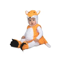 Costume de renard en peluche orange pour bébés