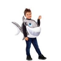 Costume de bébé requin souriant