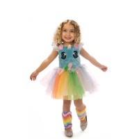 Costume de licorne bleue pour filles