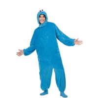 Costume de Cookie Monster de la rue Sésame pour adultes
