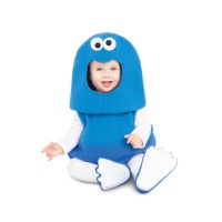 Costume Cookie Monster de la rue Sésame avec chaussons pour bébé
